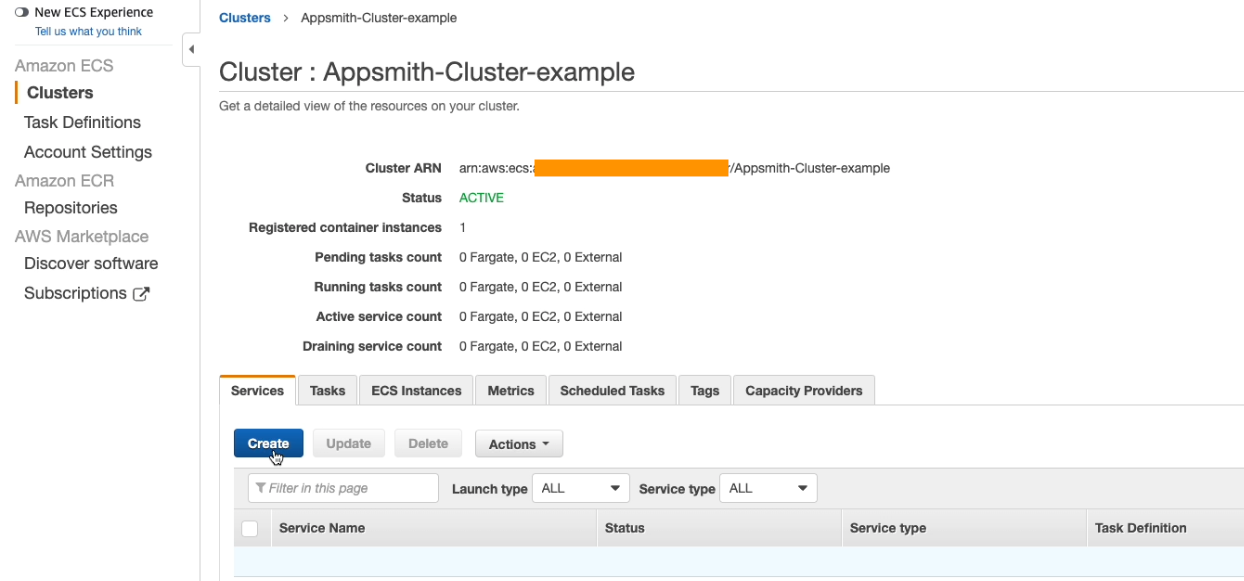 Cluster Dashboard